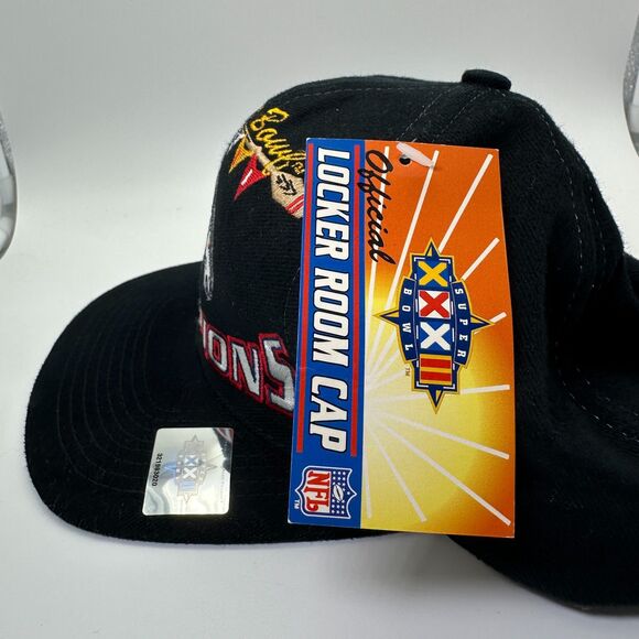 🆕 Denver Broncos Super Bowl XXXII Official Locker Room Snap Back DS Vintage 1998 - Picture 3 of 10